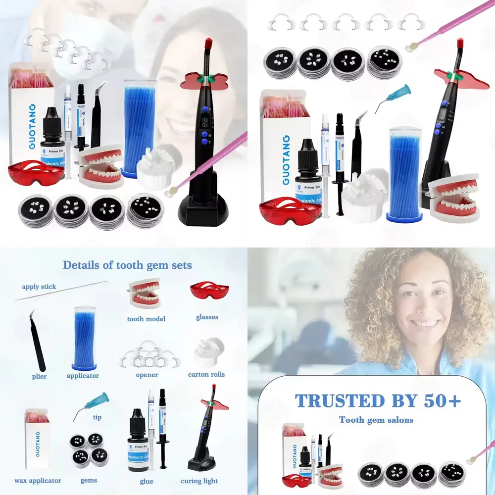 Tooth Gem Kit - 【CHIMU HOME】 Профессиональный набор для самостоятельного