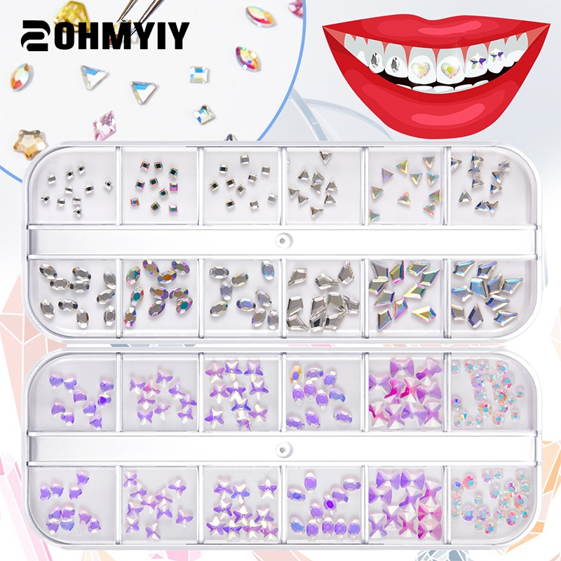 Tooth Gem Kit - 1 Набор, модные драгоценные камни для