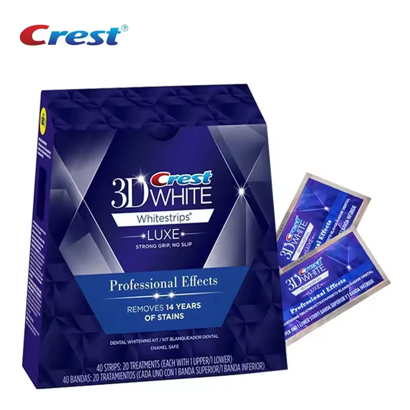 Teeth Whitening Effects - Отбеливающие полоски Crest 3D White Luxe