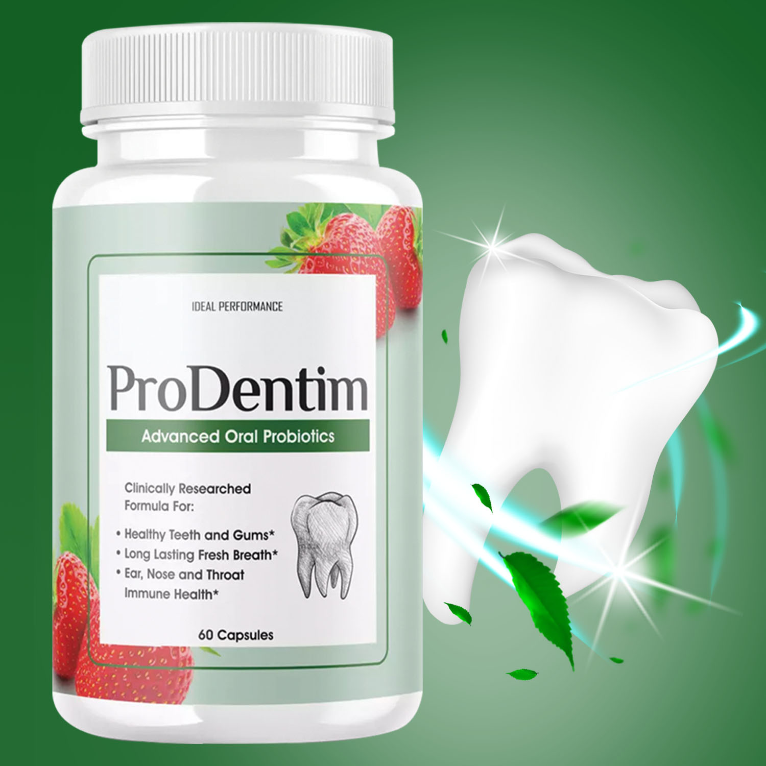 Teeth Whitening Enzymes - Усовершенствованные оральные пробиотики — освежает дыхание,