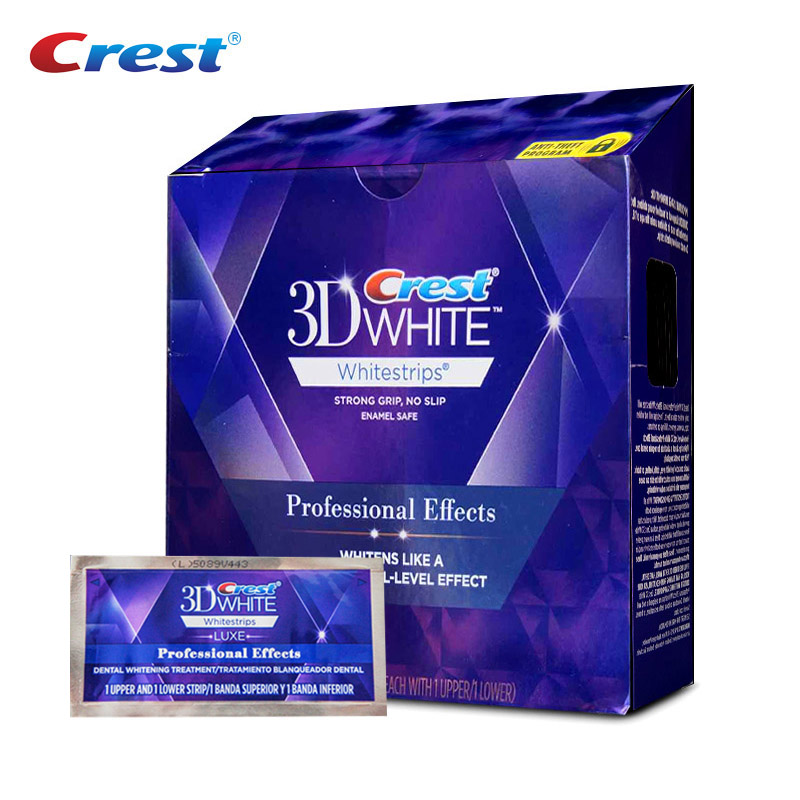 Teeth Whitening Effects - Оригинальные полоски Crest 3D Whitestrips для