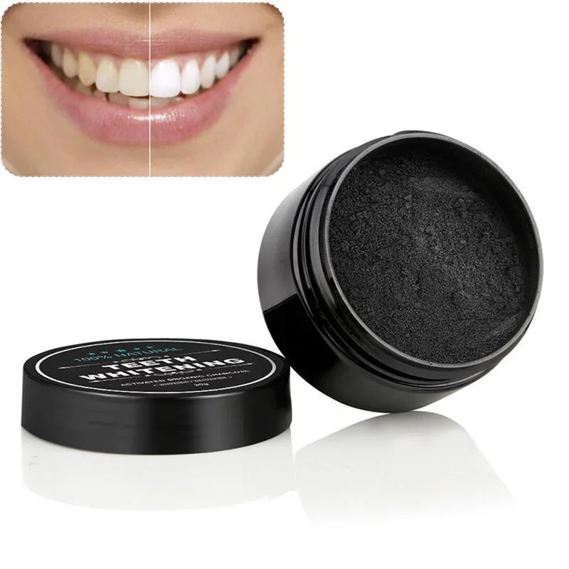 Teeth Whitening Charcoal Powder - Пищевой порошок для зубов, древесный уголь,