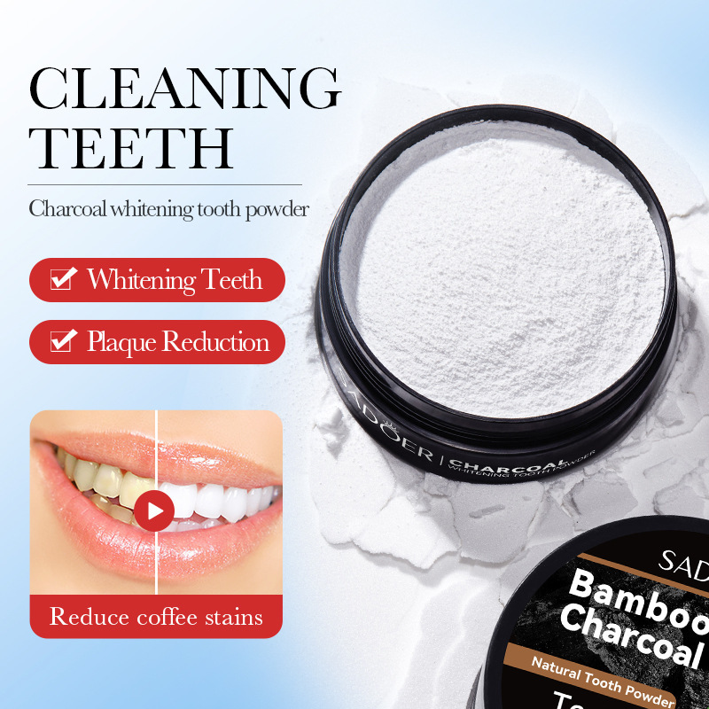 60 г порошок для отбеливания з – обзор и цена Teeth Whitening Charcoal Powder