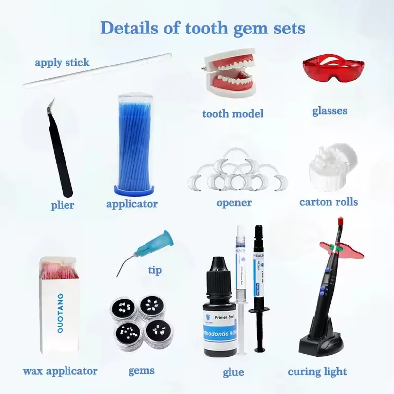 【CHIMU HOME】 Профессиональный  – обзор и цена Tooth Gem Kit