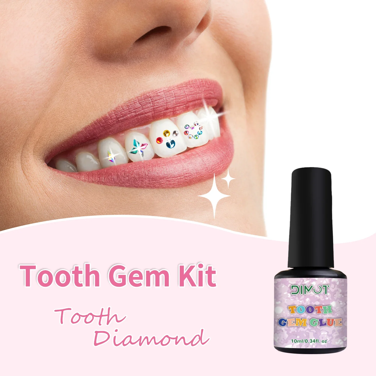 Набор украшений для зубов, наб – обзор и цена Tooth Gem Kit