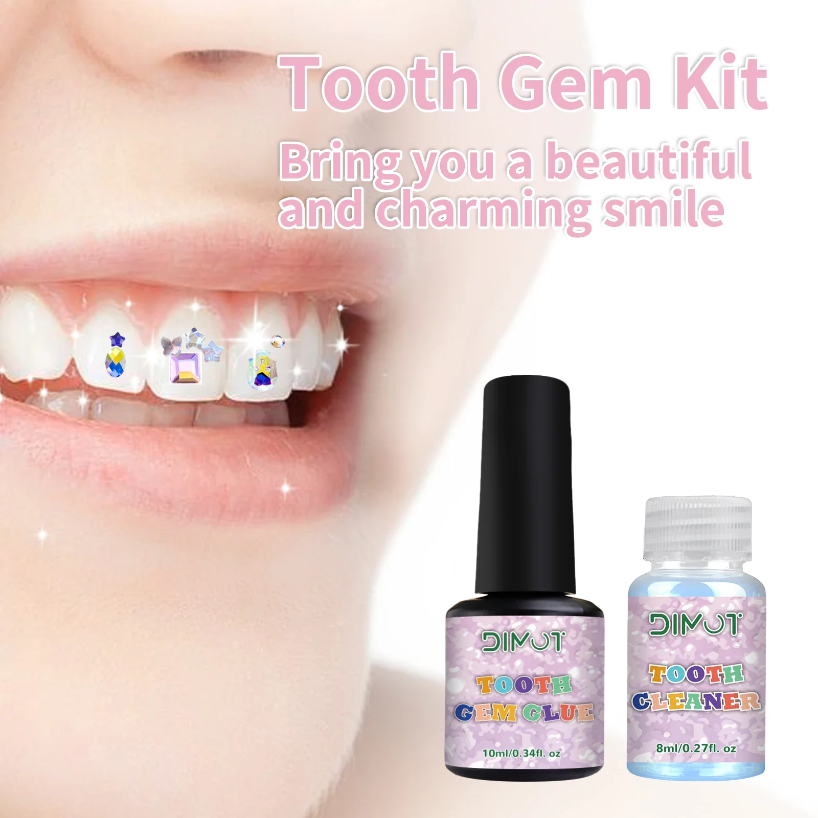 Набор украшений для зубов, наб – обзор и цена Tooth Gem Kit