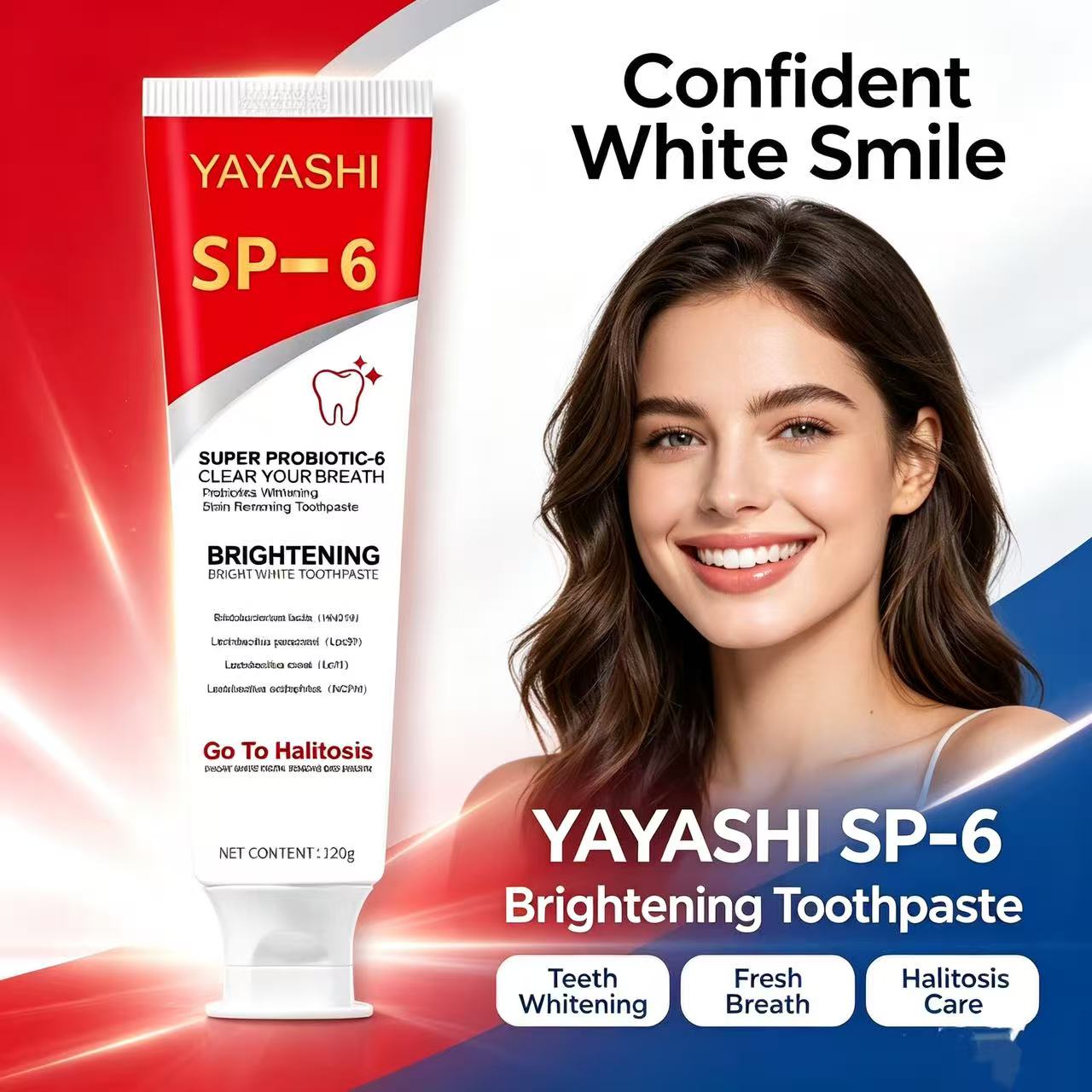 Зубная паста Sp-6 Probiotic с  – обзор и цена Teeth Whitening Toothpaste