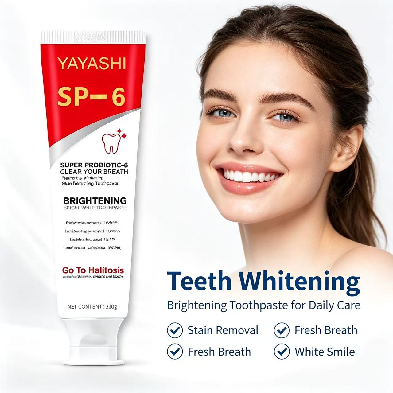 Зубная паста Sp-6 Probiotic с  – обзор и цена Teeth Whitening Toothpaste
