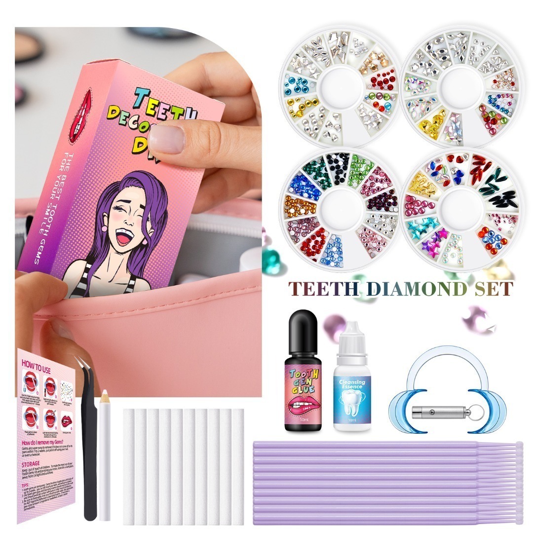 DIY комплект драгоценных камне – обзор и цена Tooth Gem Kit