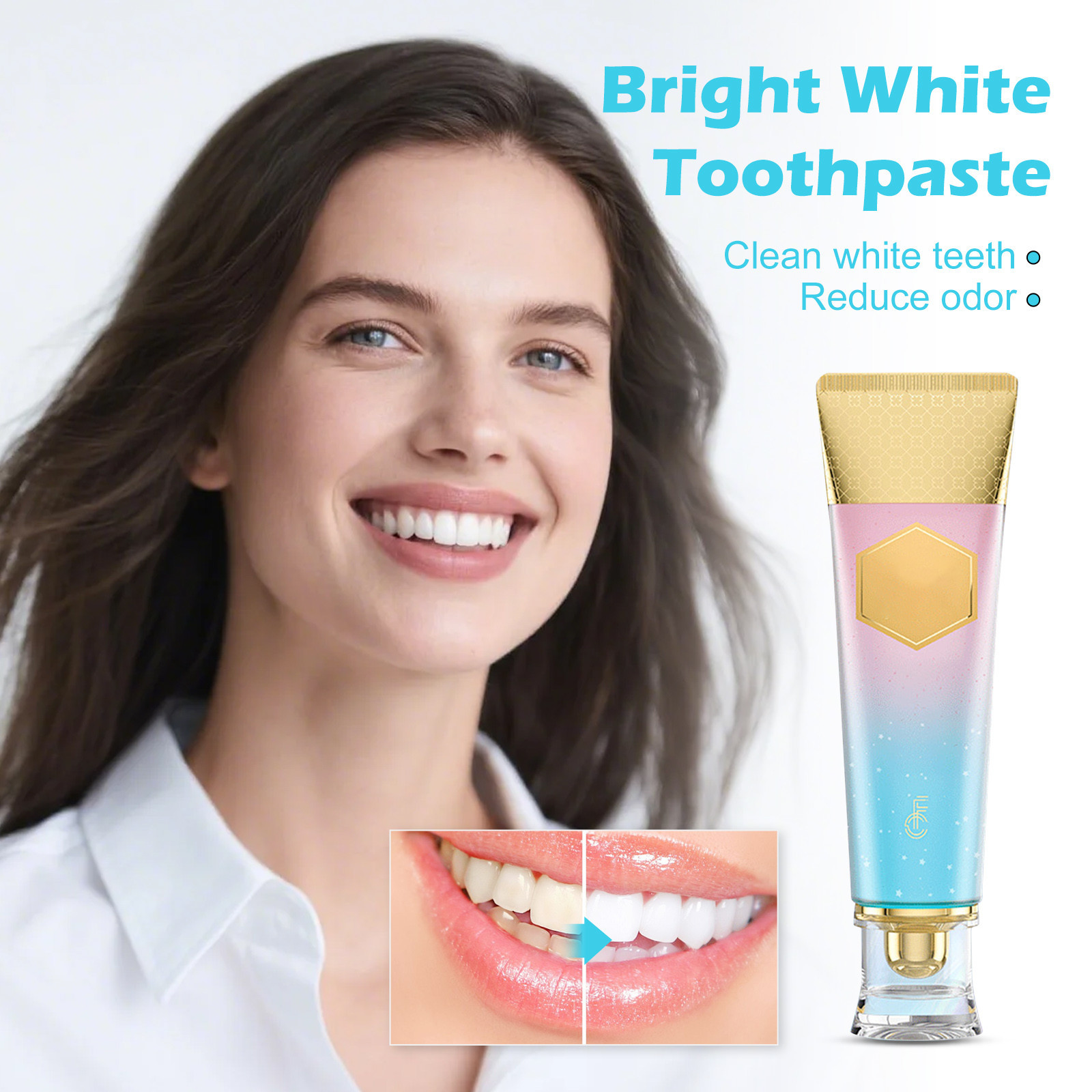 Отбеливающая зубная паста с ни – обзор и цена Teeth Whitening Toothpaste
