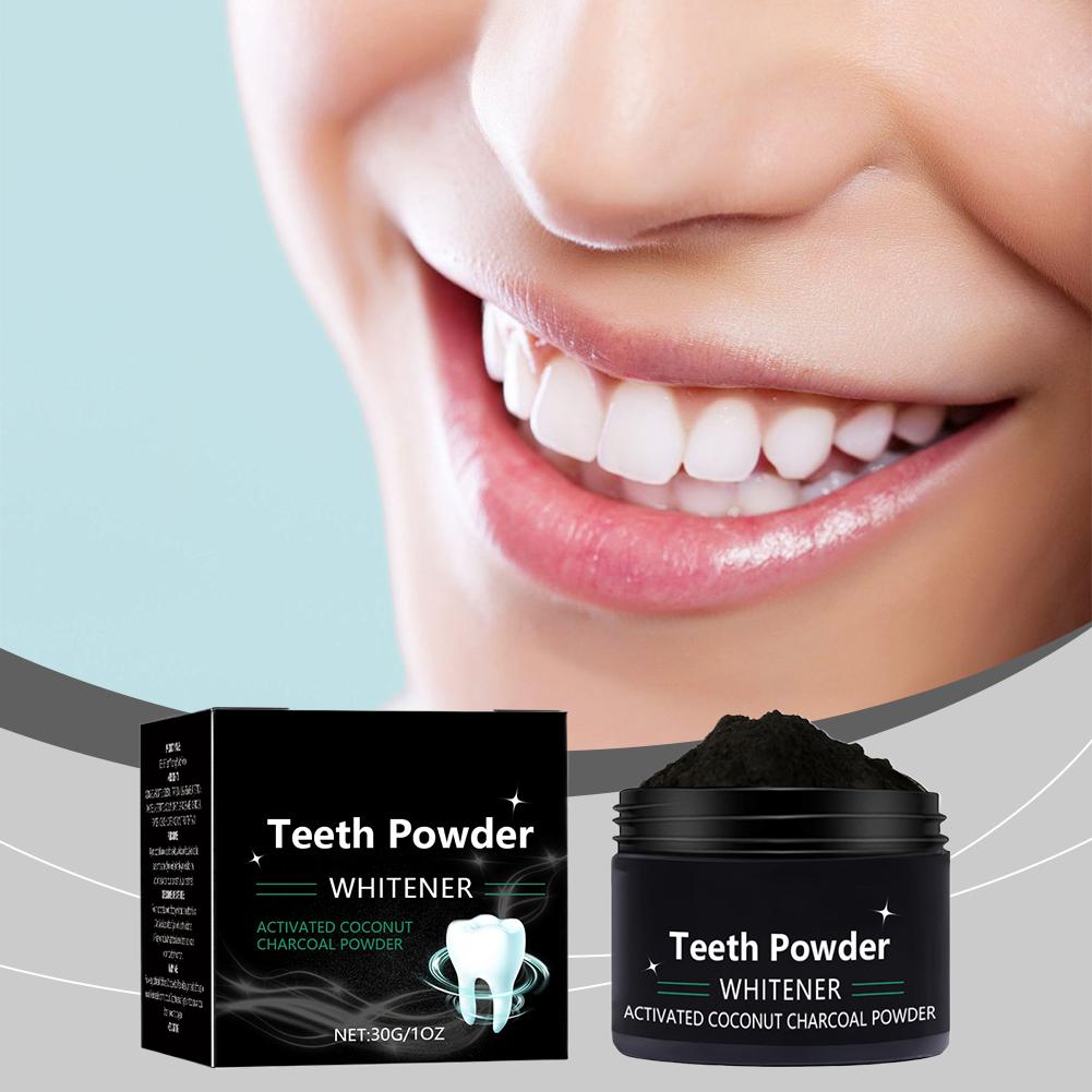 Порошок для отбеливания зубов, – обзор и цена Teeth Whitening Charcoal Powder