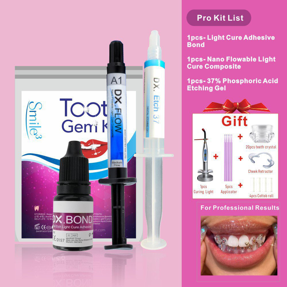 Профессиональный набор для сам – обзор и цена Tooth Gem Kit