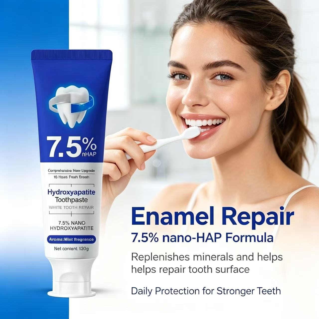 Зубная паста с 7,5% нано-гидро – обзор и цена Teeth Whitening Toothpaste