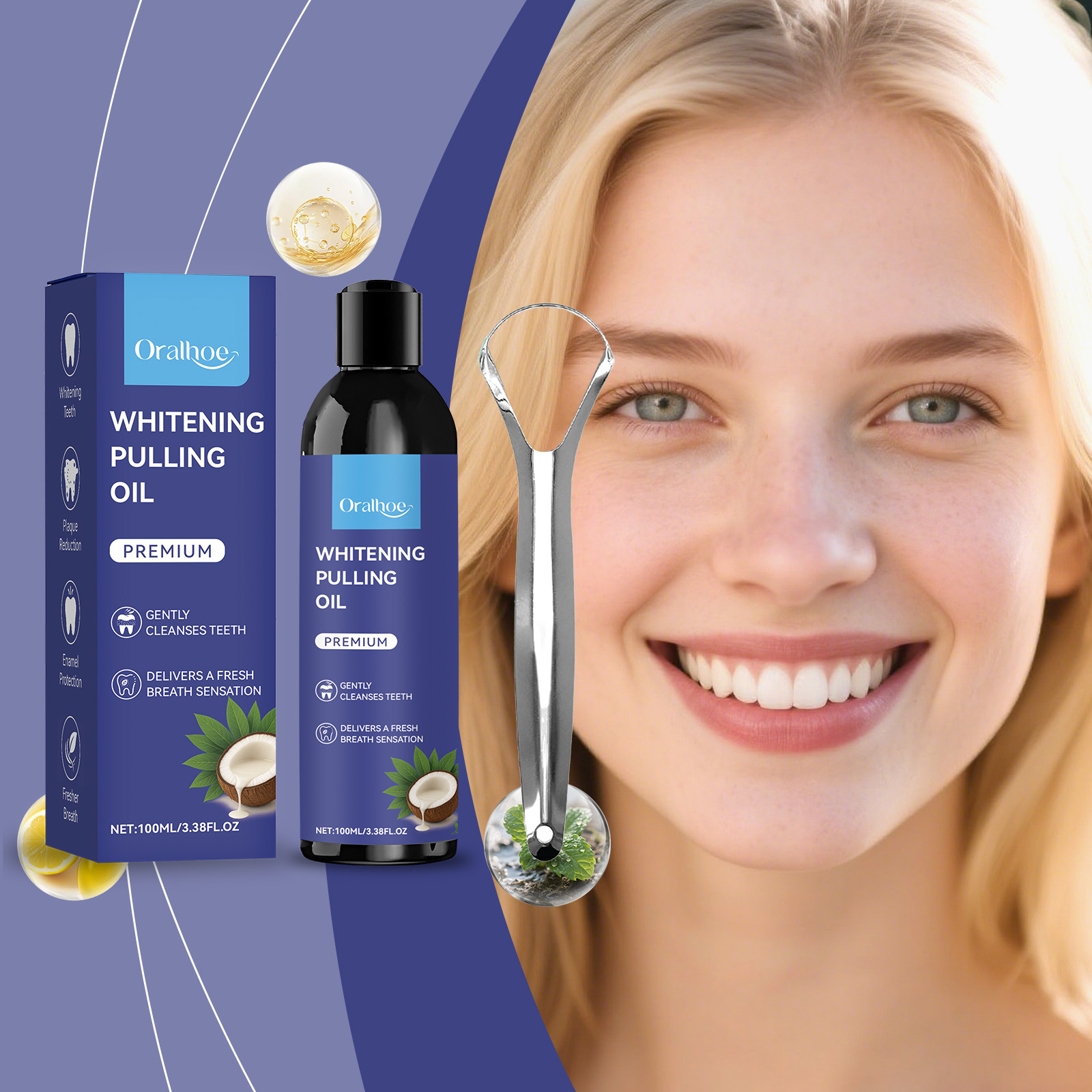 Мятный ополаскиватель для рта  – обзор и цена Teeth Whitening With Coconut Oil