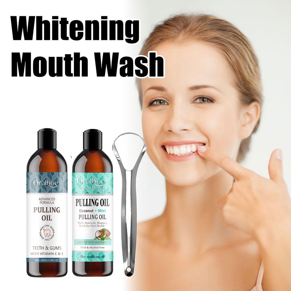 Масло для вытягивания кокосово – обзор и цена Teeth Whitening With Coconut Oil