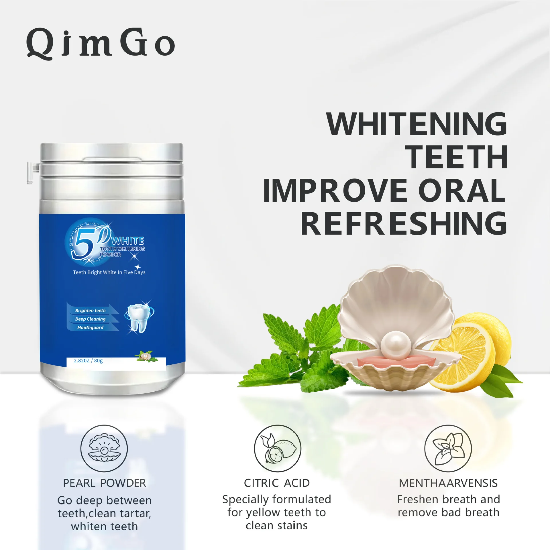 5D 80г Синий ферментный порошо – обзор и цена Teeth Whitening Enzymes