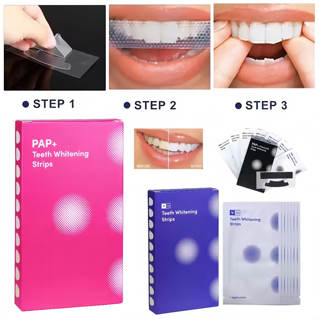 14 полосок для отбеливания зуб – обзор и цена Teeth Whitening Enzymes