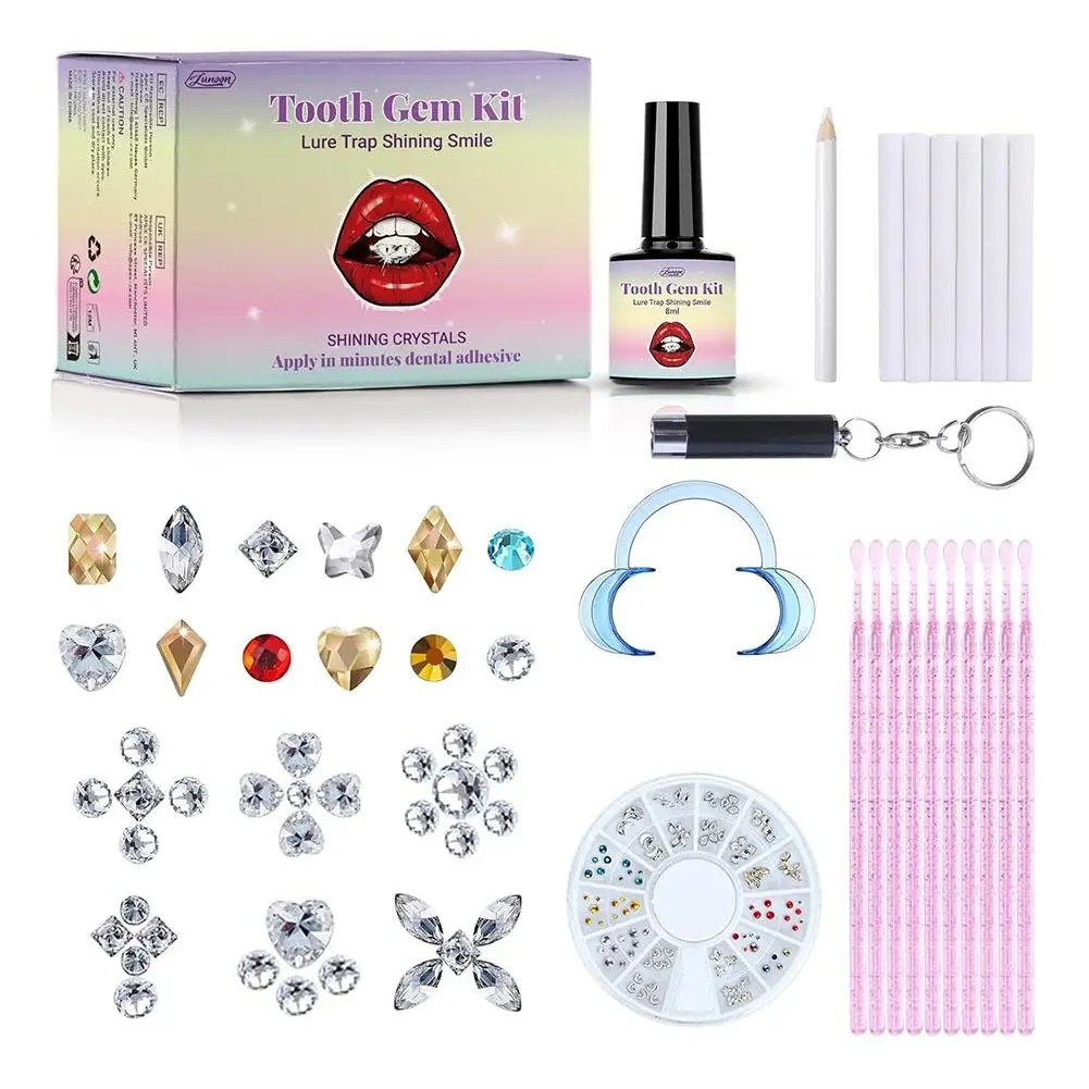 Набор для самостоятельного укр – обзор и цена Tooth Gem Kit