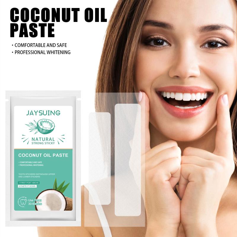 Отбеливающие полоски с кокосов – обзор и цена Teeth Whitening With Coconut Oil
