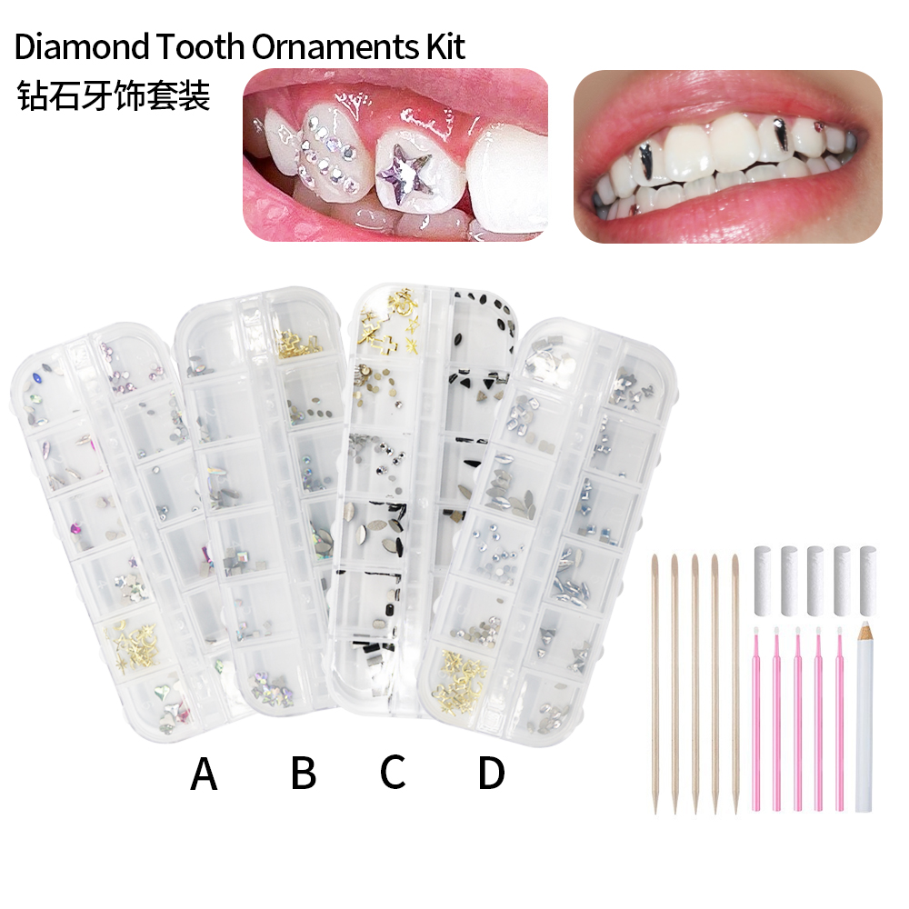 1 комплект профессиональных на – обзор и цена Tooth Gem Kit