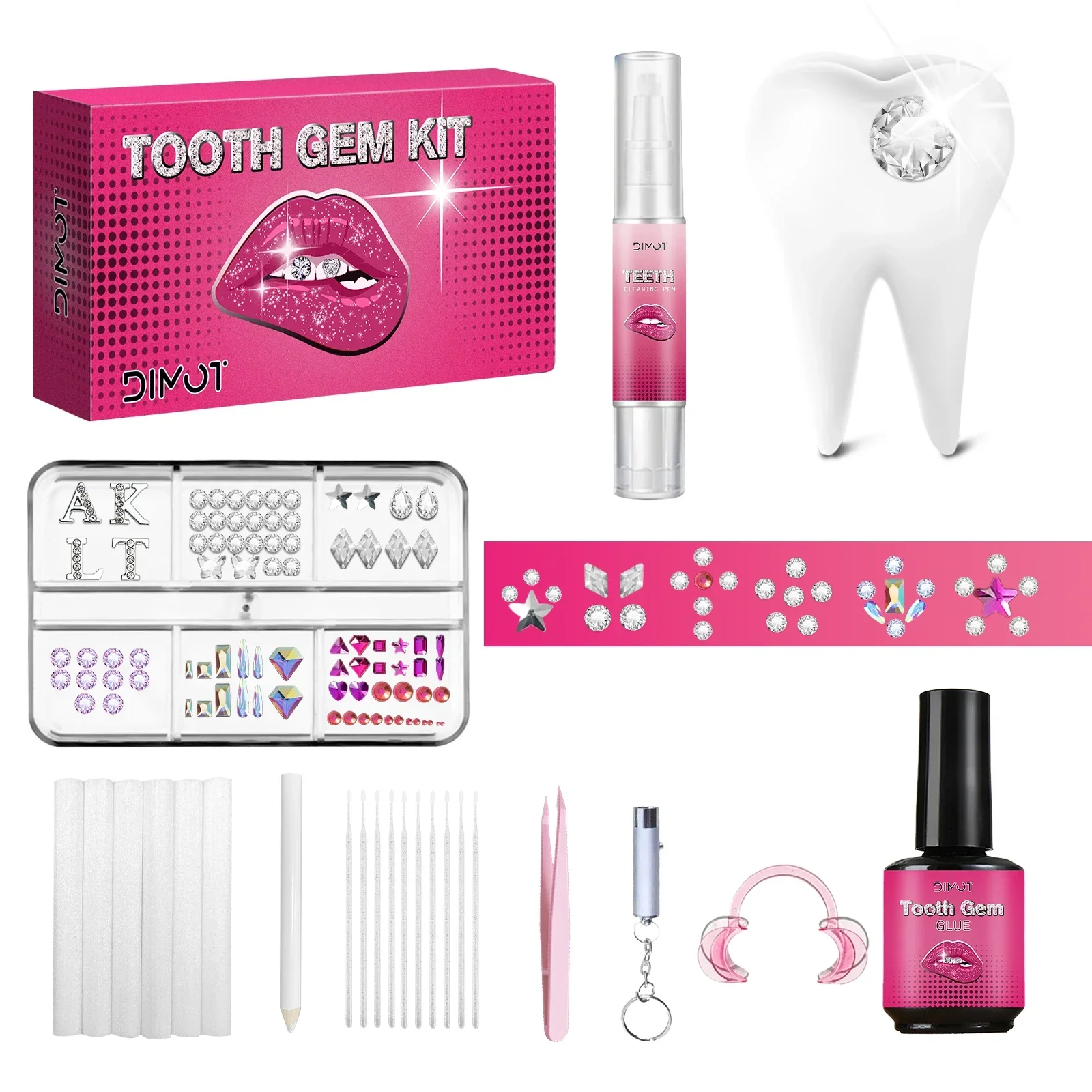 Набор зубных драгоценных камне – обзор и цена Tooth Gem Kit