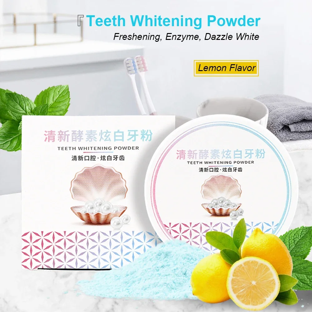 2-х типов порошка для отбелива – обзор и цена Teeth Whitening Enzymes