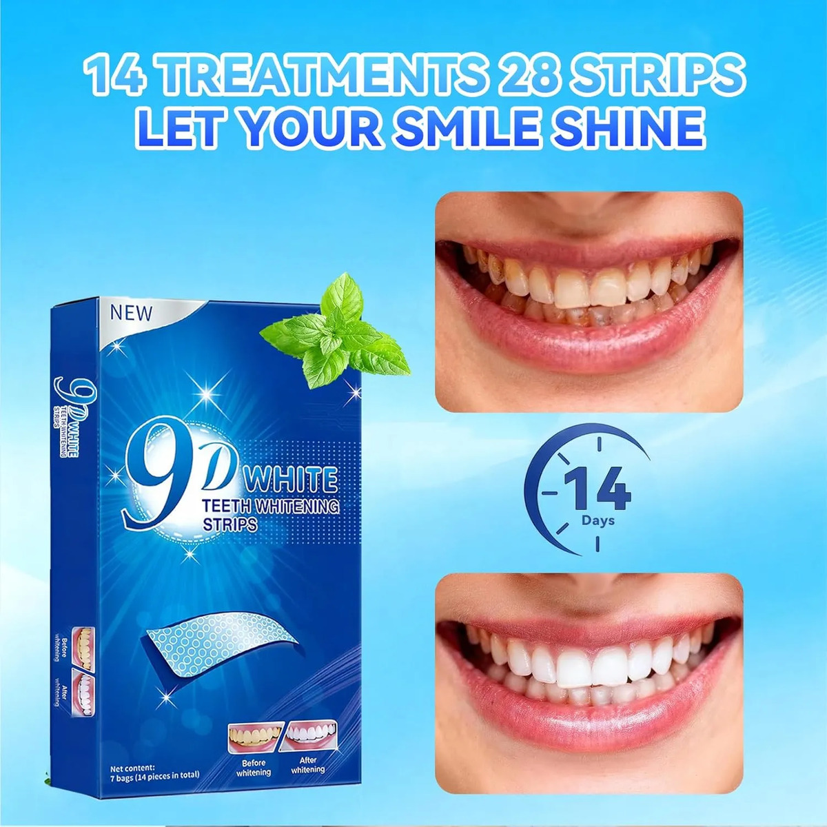 Полоски для отбеливания зубов  – обзор и цена Teeth Whitening Effects