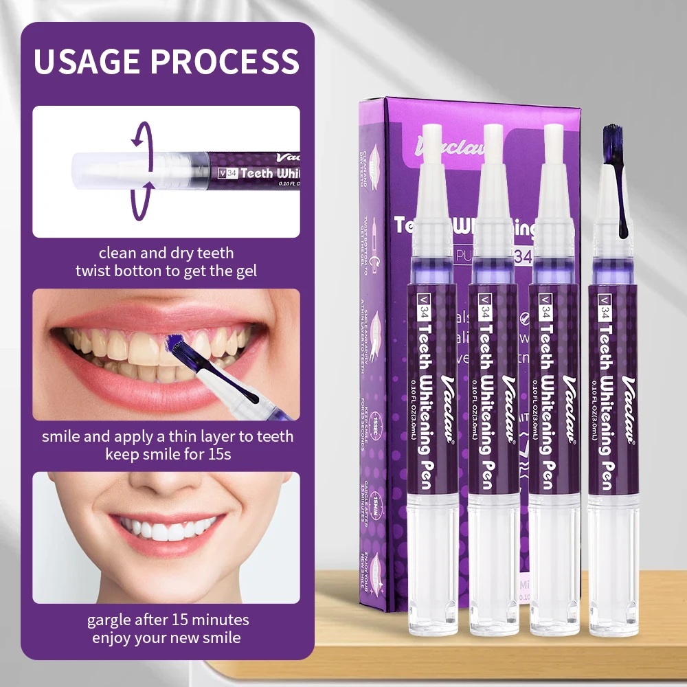 Vaclav V34 Фиолетовая гелевая  – обзор и цена Teeth Whitening Singapore