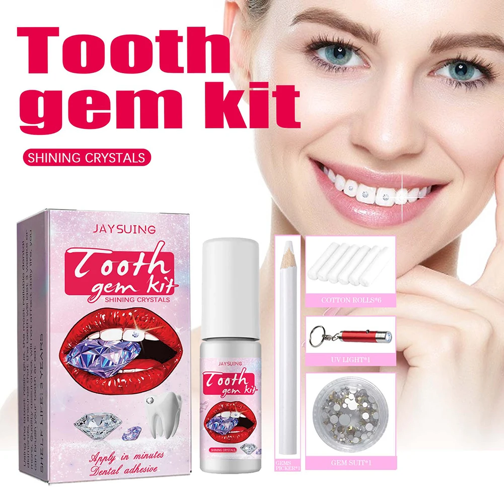 DIY зубной адаптер с кристалла – обзор и цена Tooth Gem Kit