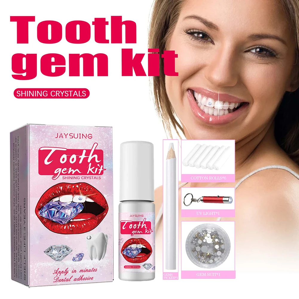 DIY зубной адаптер с кристалла – обзор и цена Tooth Gem Kit